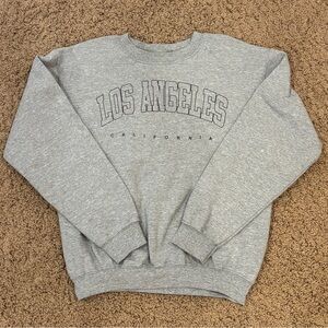 Los Angeles California Graphic Crewneck Sweatshirt